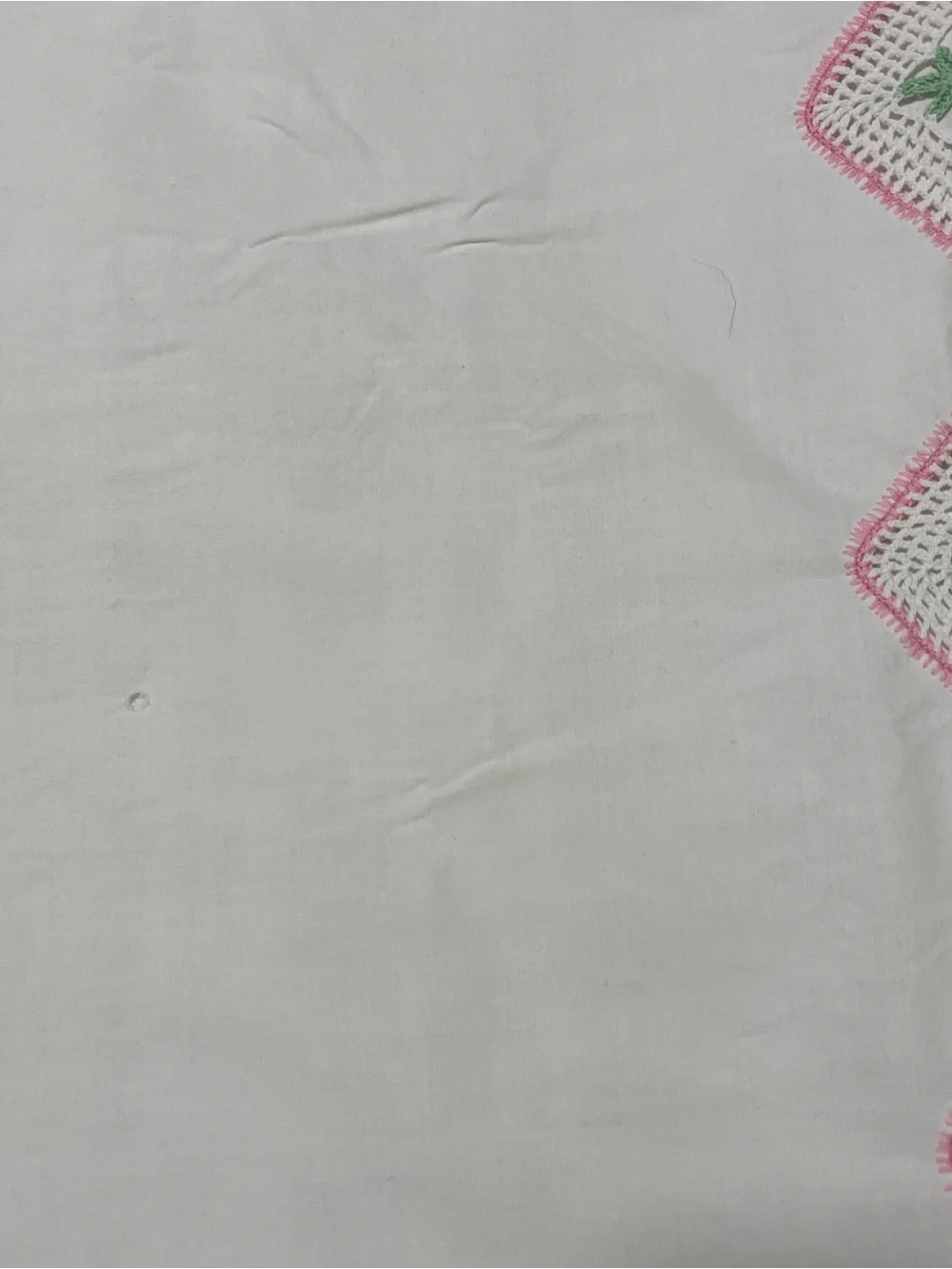 Vintage Bundle of 7 Embroidered Floral and Crochet Pillowcases